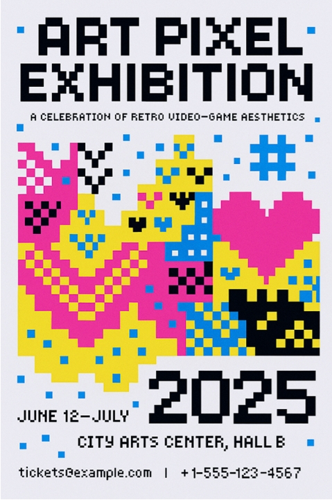 Lovart vibrant poster design